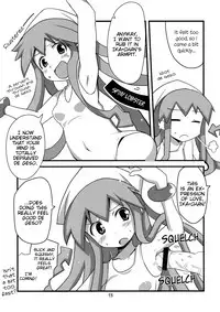 (SC51) [BlueMage (Aoi Manabu)] Peropero suru no o Yamena Ika! | Won't you stop licking! (Shinryaku! Ika Musume) [English] =LWB=