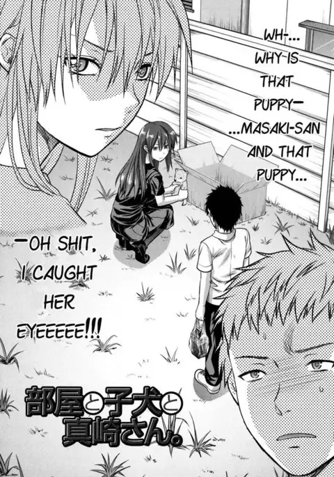 The room and the puppy and Masaki-san