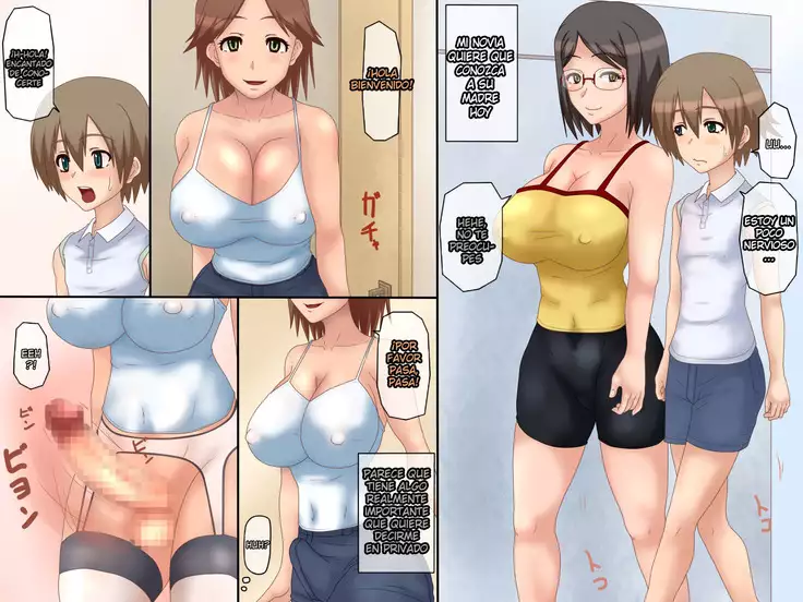 Futanari de Koibito de Hahaoya to | Futanari Lover and Mother