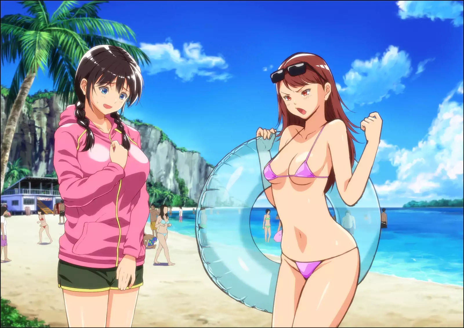 Kareshi Ga Irunoni Gouin Na Nanpa Otokotachi Ni Moteasobarechau Onnanoko