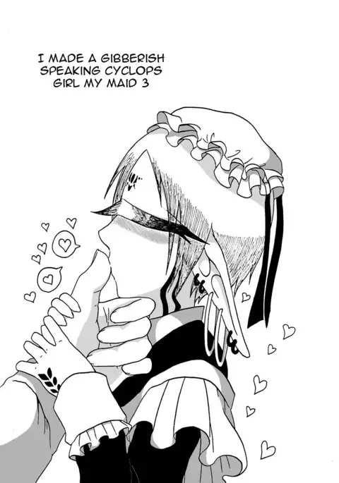 Mikai no Chi de Hirotta Nazo Gengo Tangan-chan o Maid to Shite Yatotte Icha Love suru Hon 3