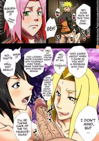 (C82) [Karakishi Youhei-dan Shinga (Sahara Wataru)] Konoha Saboten (Naruto) [English] [doujin-moe.us] [Colorized] [Decensored]